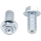 (image for) Replacement Low-Profile Dimpled 10mm Hex-Head Flange Bolt M8 x 1.25 x 16