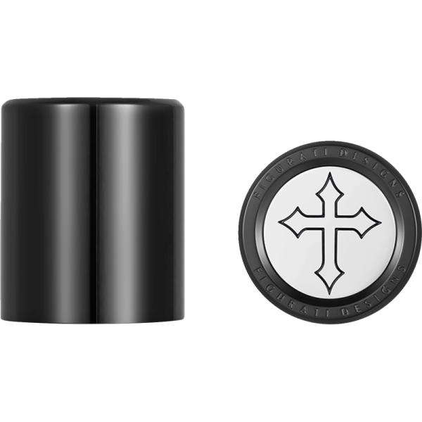 (image for) FIGURATI DESIGNS Docking Cover Black w/ Cross
