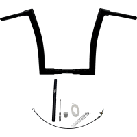 (image for) Fat Baggers Flat Top EZ Install Handlebar 14" Gloss Black