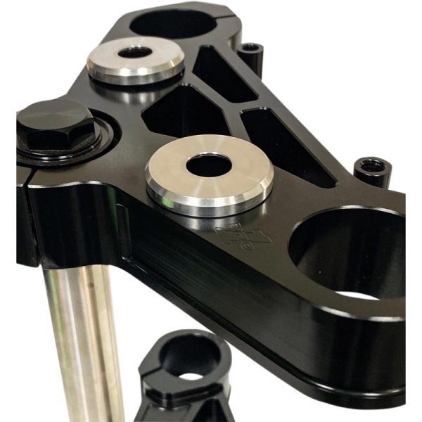 (image for) PRO-ONE PERF.MFG. Handlebar Riser Damper Kit Raw Aluminum