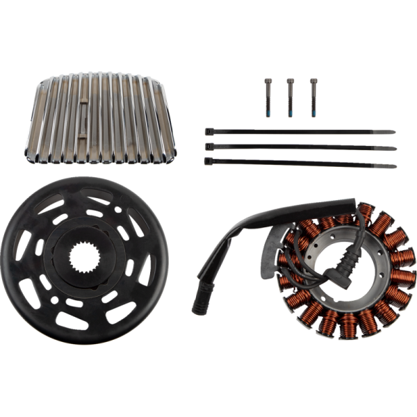 (image for) Drag Specialties Charging System Kit w/ Chrome Regulator
