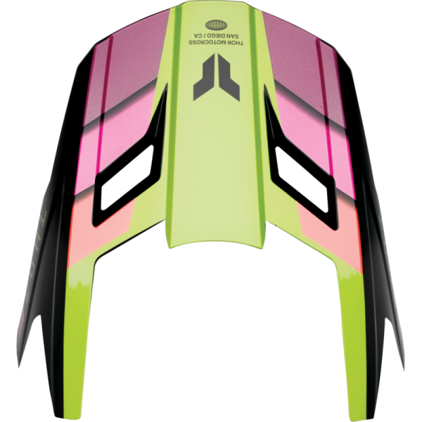 (image for) Thor Fleet Visor - Defy, Black/Acid, Size L-2X