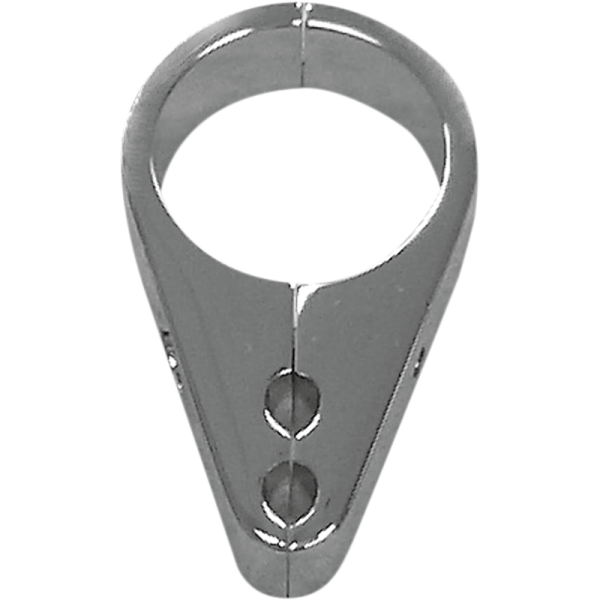 (image for) Drag Specialties Chrome Throttle/Idle Cable Clamp 1 1/2"