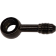 (image for) Magnum Universal Brake Line Fitting, Black, 3/8"/10 mm banjo x AN-3 180°