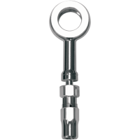 (image for) 7/16" 180° Chrome Banjo w/ Stainless Fittings