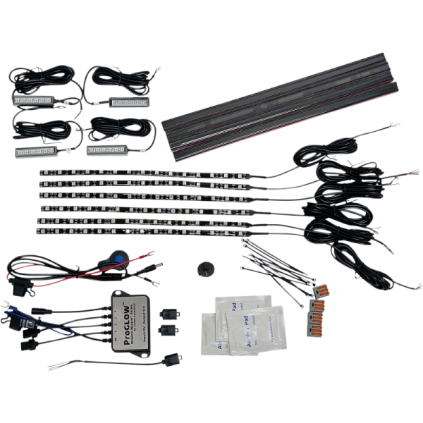 (image for) Full Bike Lite Kit with ProGLOW Bluetooth Controller for Magical Wizards