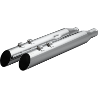(image for) 4" HP Plus® Slip On Mufflers - Slash up, ripper baffle, chrome