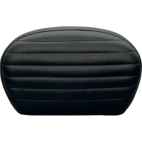 (image for) Sissy Bar Pad Pleated Dull Black Vinyl