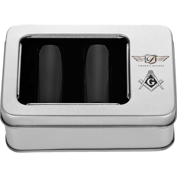 (image for) FIGURATI DESIGNS Docking Cover Black w/ Masonic Emblem