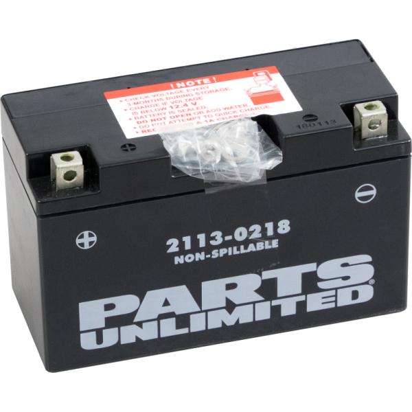(image for) PARTS UNLIMITED BATTERIES Factory-Activated AGM Maintenance-Free Battery YT7B-BS