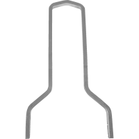 (image for) Square Tall Sissy Bar (Chrome)