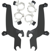 (image for) Trigger-Lock Mount Kit, Black for Yamaha XV1100 V-Star Custom 98-15
