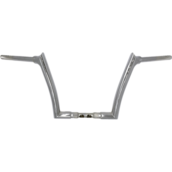 (image for) FAT BAGGERS INC EZ Install Pointed Top Handlebar - Chrome, 12” Rise