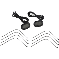 (image for) Plugz Antenna Grommet Lights - Smoke Lens, Gloss Black Trim