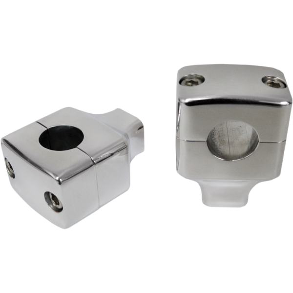 (image for) Square Column Riser Kit 1.5" Chrome