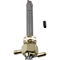 (image for) Fuel Valve 180° Inward - Old School Brass