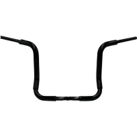 (image for) EZ Install Round Top Handlebar - Black, 14” Rise