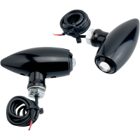 (image for) Astro LED Marker Light - Black anodized finish, red LED