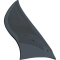 (image for) Pro-Touring Flare Windshield 12" Dark Smoke