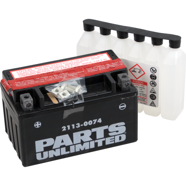 (image for) PARTS UNLIMITED BATTERIES Battery for Kawasaki EX250J Ninja 08-12