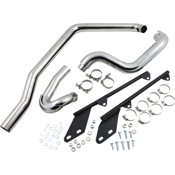 BASSANI XHAUST Bassani Power Curve True-Dual Crossover Exhaust System for Yamaha Road Star