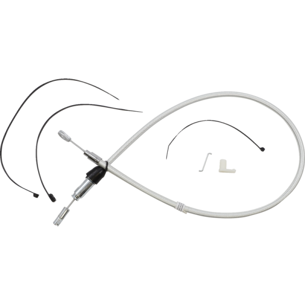 Magnum Quick Connect Braided Upper Clutch Cables