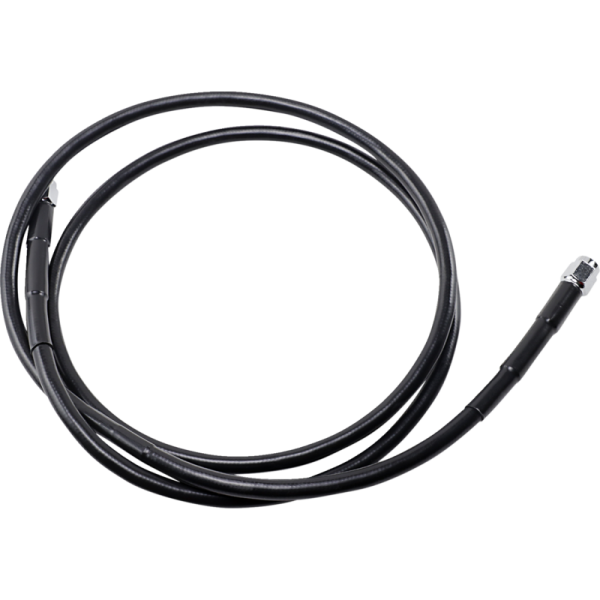 (image for) Drag Specialties Black Vinyl-Coated Stainless Steel Brake Line 56"