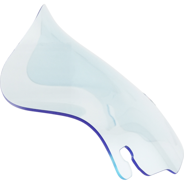 (image for) Klock Werks Ice Kolor Flare Windshield 6.5" Blue