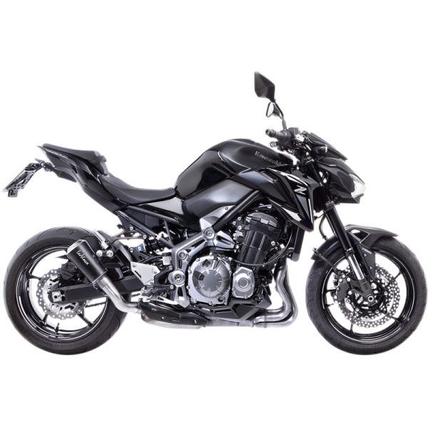 (image for) LEOVINCE LV-10 Black stainless steel Slip-On for KAWASAKI Z900 17-24
