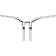 (image for) Chrome 1 1/4" One-Piece Kage Fighter T-Bars, 12" End Rise