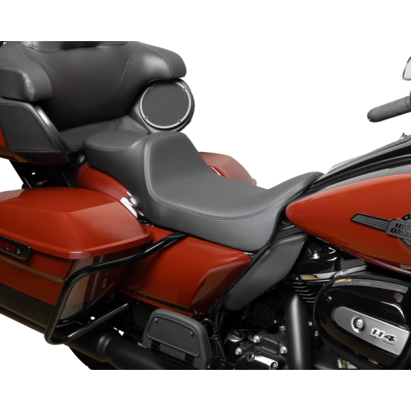 (image for) DRAG SPECIALTIES SEATS Drag Specialties Extended Reach Predator III 2-Up Seat, Smooth Solar-Reflective Leather