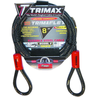 (image for) Max Security Dual-Loop Cable, 8' L x 15 mm dia.
