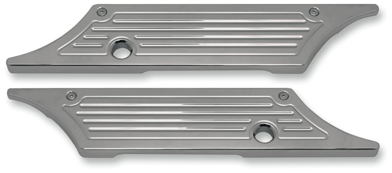 (image for) PRO-ONE PERF.MFG. Saddlebag Latch Covers Chrome