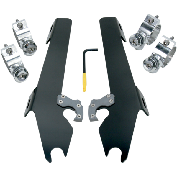 (image for) MEMPHIS SHADES METRIC Trigger-Lock Mount Kit Black for Victory Vegas 04-12