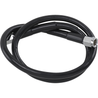 (image for) Black Vinyl-Coated Stainless Steel Brake Line 26"