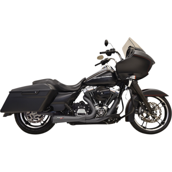 (image for) BASSANI XHAUST Short Road Rage 2-into-1 Exhaust System Black