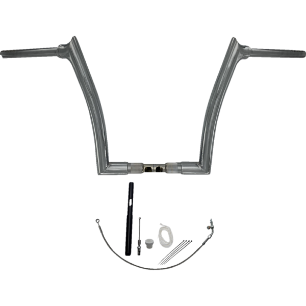 (image for) FAT BAGGERS INC Fat Baggers Pointed Top EZ Install Handlebar 14" Chrome