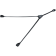 (image for) Y-connector, long (12”)