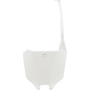 (image for) UFO Front Number Plate - White