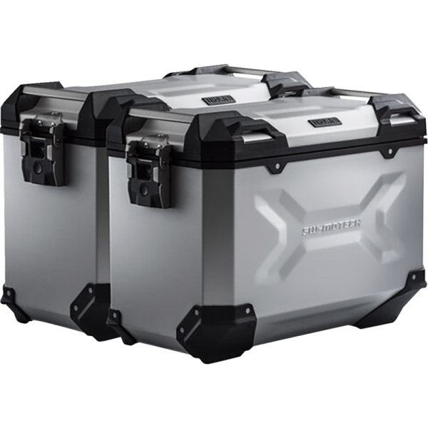 (image for) SW-MOTECH TRAX ADV Side Case Set - 45/45 L, Silver