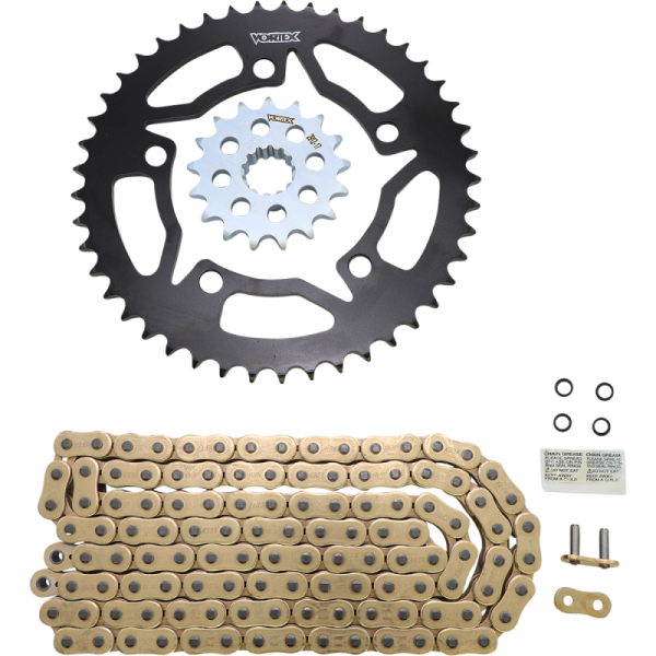 (image for) Vortex OES Steel Chain Kit (Gold) for BMW S1000RR 20-23