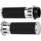 (image for) Fusion Deep Cut Grips - Chrome - 24 FLHTK/FLTRK/FLHRXS