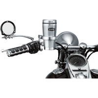 (image for) Perch Mount Drink Holder with 12 oz. Stainless Steel Mug, Chrome