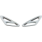 (image for) Show Chrome Front Fender Filler Accents