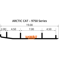 (image for) Trail Blazer Runner for Arctic Cat EXT Powder Special (composite ski) 95-98