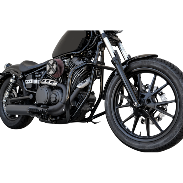 (image for) Baron Full-Size Engine Guard - Black Powdercoated for Yamaha Bolt 950 14-17