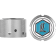 (image for) Front Axle Nut Cover - Mirror polished w/ Legends Suspensions logo