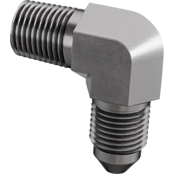 (image for) Goodridge Polished Stainless 90° -3 to 1/8" NPT Fitting