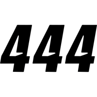 (image for) Slash Series Numbers - 6" Black - No. 4
