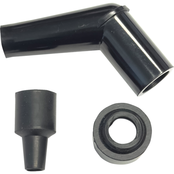 (image for) K&S TECHNOLOGIES 120° Elbow Type Spark Plug Resistor Cover, 14mm
